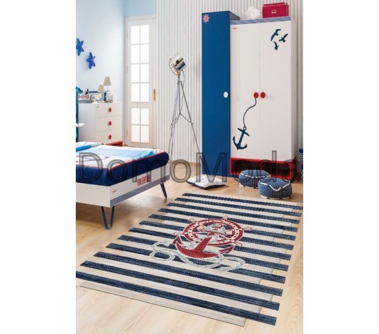 Детский ковер TOYS 75324 CREAM-NAVY - высокое качество по лучшей цене в Украине